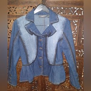 The Pyramid Collection Jean Jacket Small